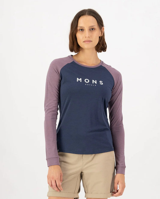 Mons Royale Icon Merino Raglan Long Sleeve