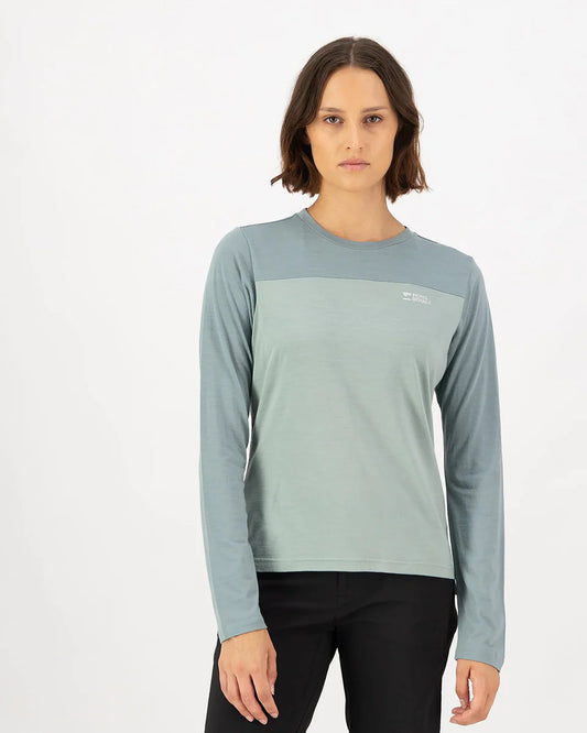 Mons Royale Womens Diversion Merino Bike Jersey Long Sleeve