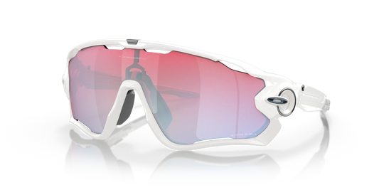 Oakley Jawbreaker Polished White W/Prizm snow sapphire Lenses